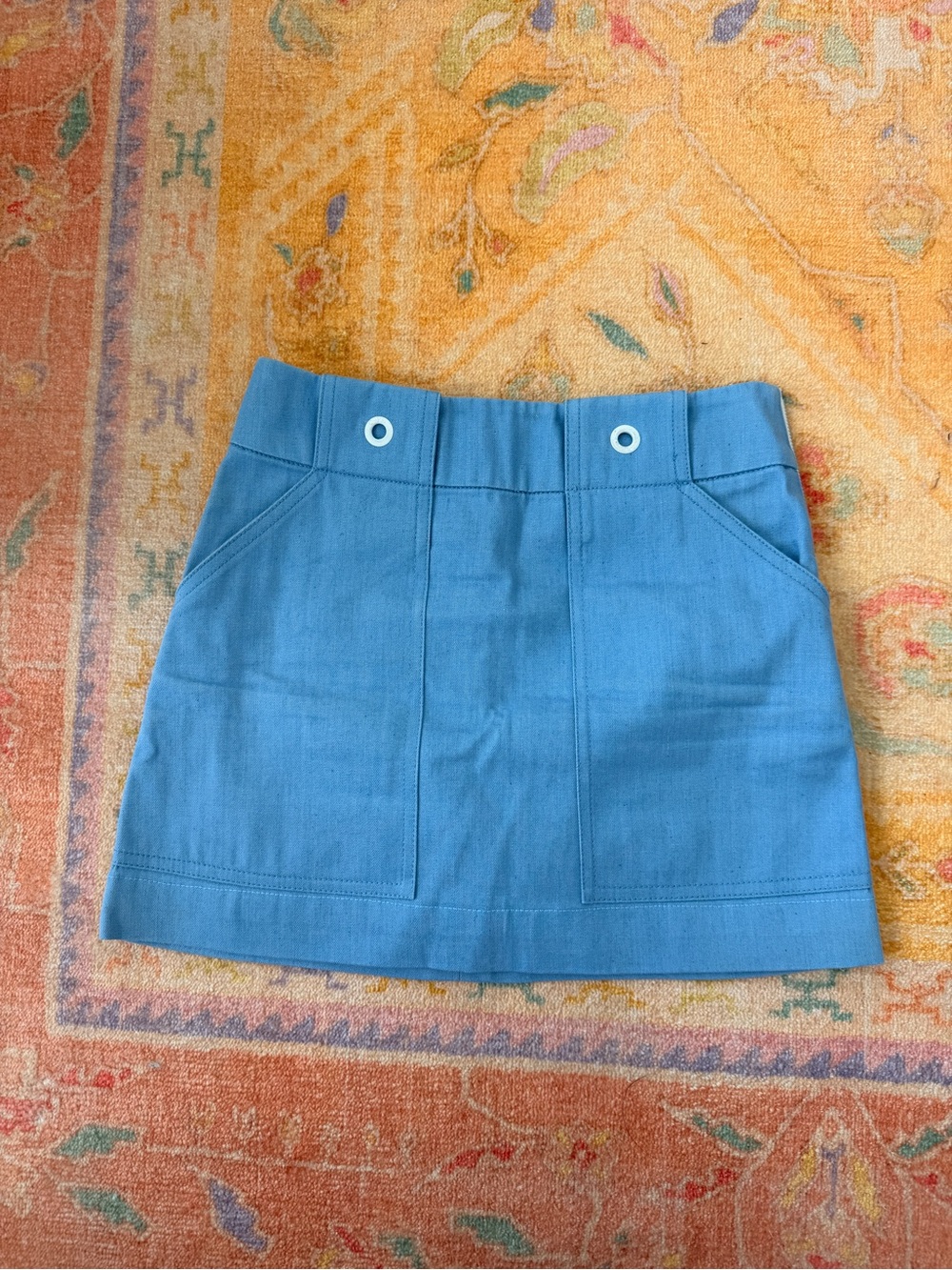 Rag and Bone light blue denim skirt